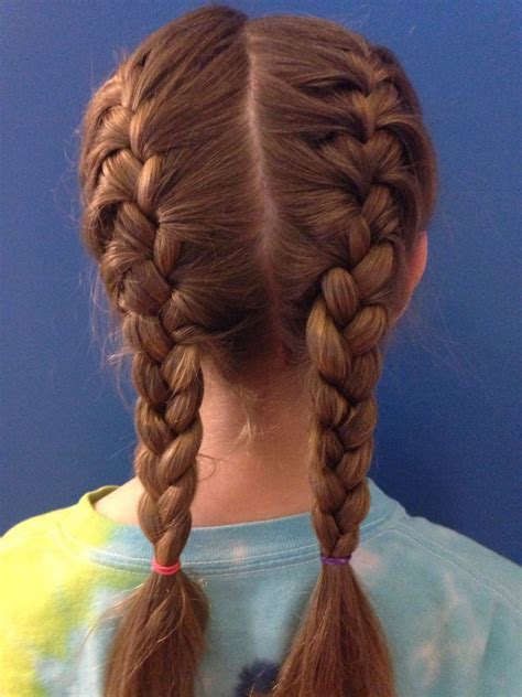 easy french braid pigtails tutorial